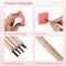 52 Pcs Linoleum Blocks Kit, Luminous Rubber Stamp Carving Blocks with 4 Carving Tools, Block Printing Kit for Printmaking, Square Colored Rubber Blocks for DIY Crafts